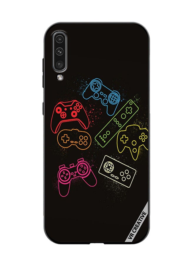 VR CREATIVE Protective Case Cover For Samsung Galaxy A70/A70s Ps5 Remotes Design Multicolour - Image 1