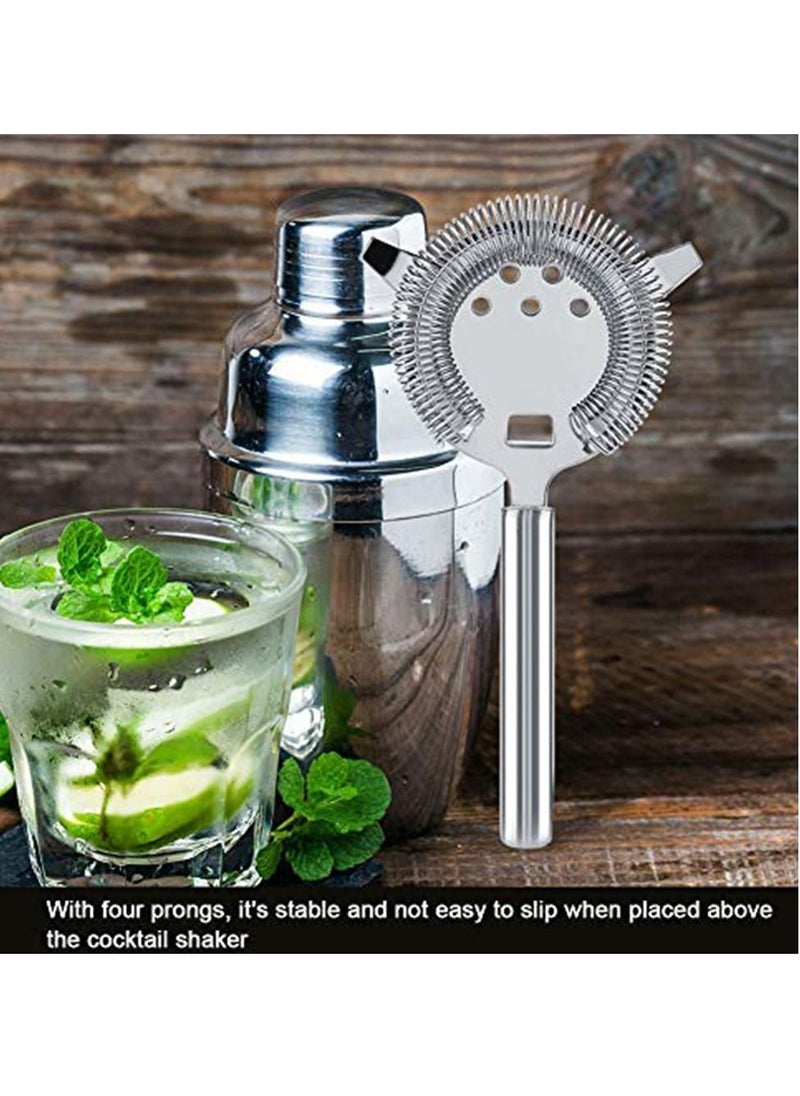 Filtering Tool Cocktail Strainer Ice Fruit Separator Filter, Rust-Resistant Drinks Strainer Ice Filter for Commercial Bartender's Supplies or Home