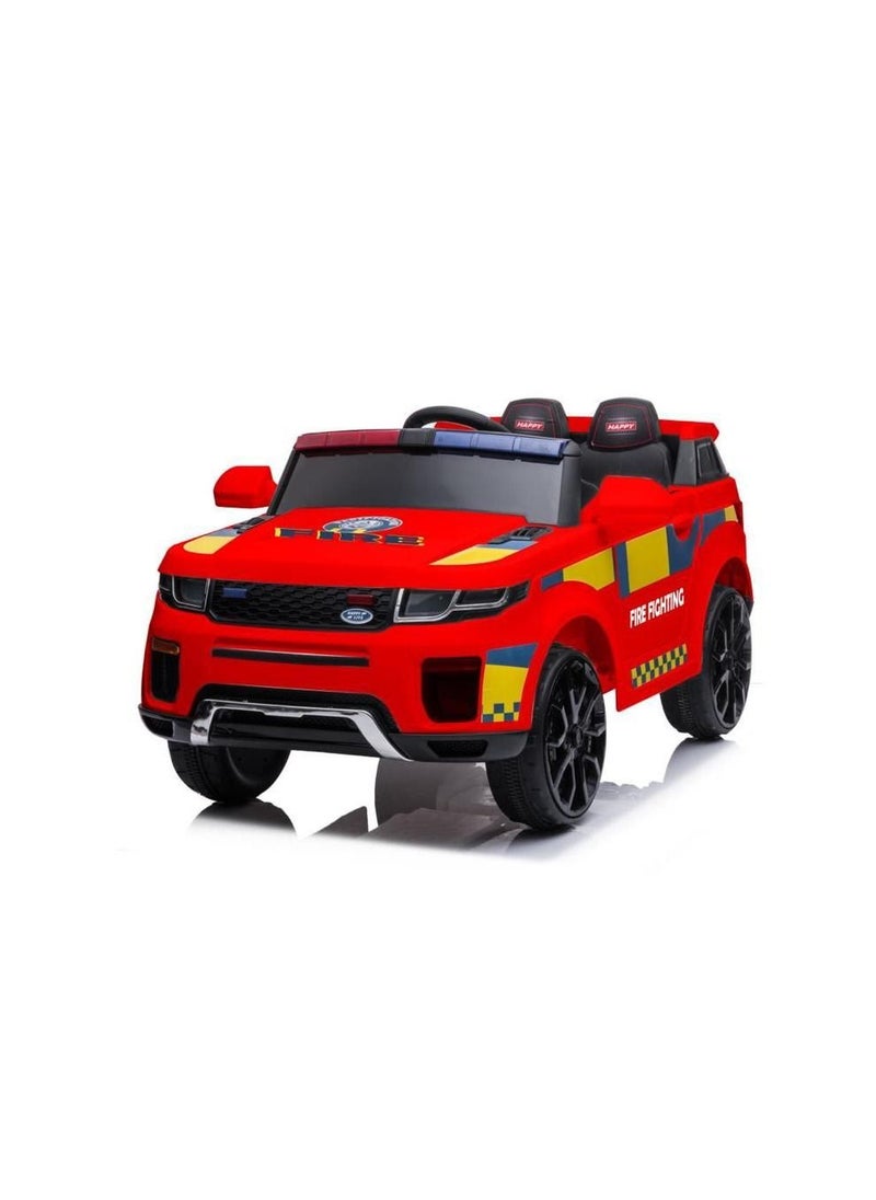 COLORLAND - Police Ride On Car 2110L - Red - Image 1