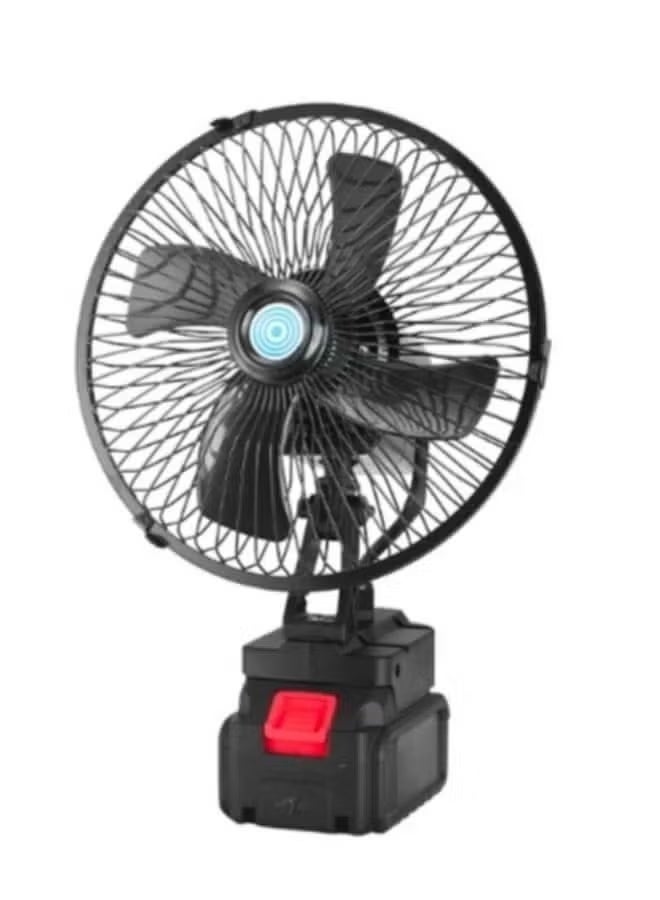 Gulf Trend 21V Cordless Electric Fan, Rechargeable Portable Mini Fan with Large Capacity Lithium Battery, Powerful Airflow, Compact Tent Fan for Camping, Picnic, Home, Travel and Outdoor Use - Image 1