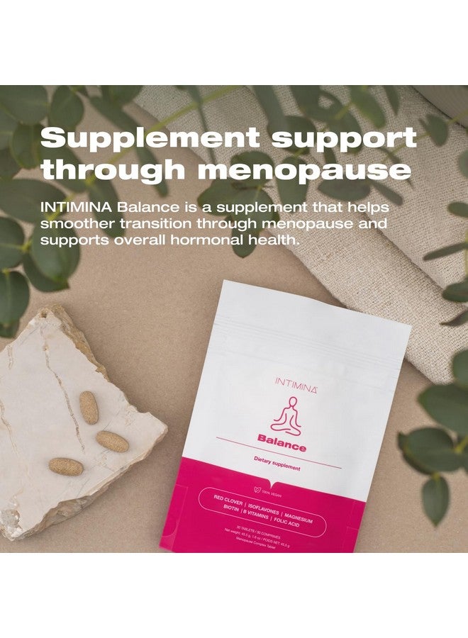 Intimina INTIMINA Balance - Women’s Supplements for Menopause Support and Hormonal Balance, with Vitamins and Red Clover  - Image 2