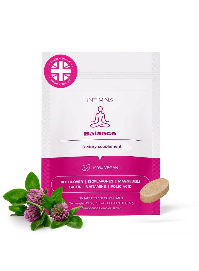 Intimina INTIMINA Balance - Women’s Supplements for Menopause Support and Hormonal Balance, with Vitamins and Red Clover  - Image 1