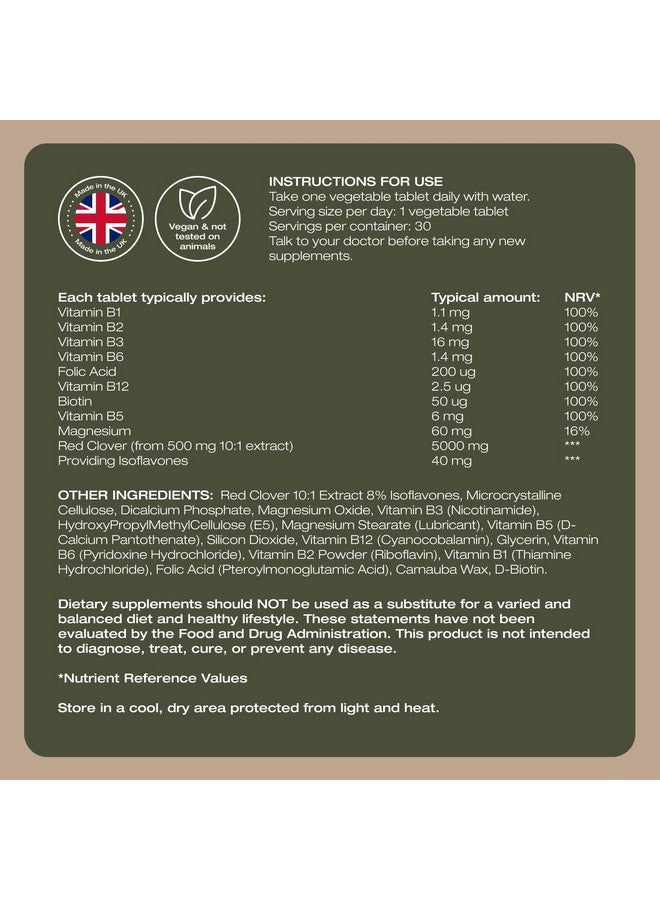 Intimina INTIMINA Balance - Women’s Supplements for Menopause Support and Hormonal Balance, with Vitamins and Red Clover  - Image 4