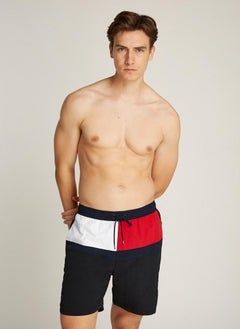 TOMMY HILFIGER Long Drawstring Swim Trunks  - Image 1