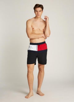 TOMMY HILFIGER Long Drawstring Swim Trunks  - Image 4