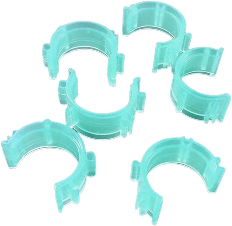 klarako Bobbin Clamps Holder Thread  50 Pieces Bobbin Holder Clips  Colorful Bobbin Thread Clamps for Embroidery Sewing Supplies  Green - Image 2