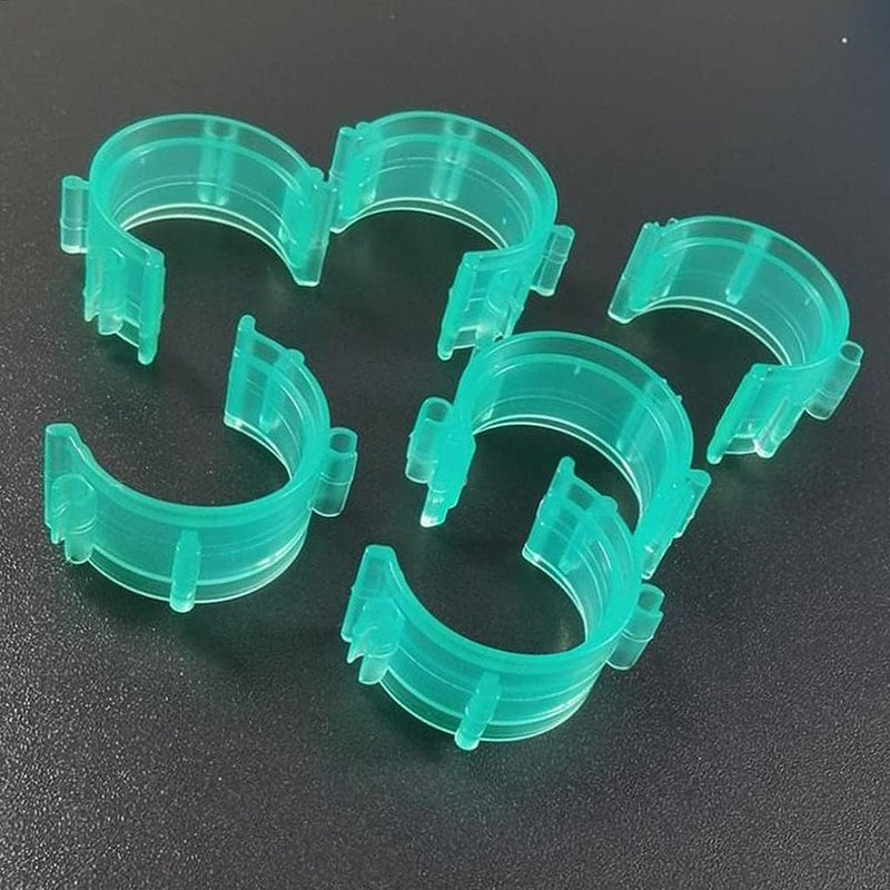 klarako Bobbin Clamps Holder Thread  50 Pieces Bobbin Holder Clips  Colorful Bobbin Thread Clamps for Embroidery Sewing Supplies  Green - Image 3