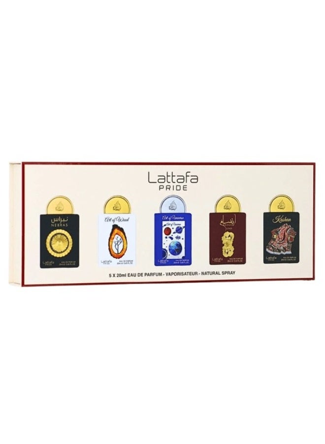 Lattafa Mini Set 5pcs EDP Gift Set