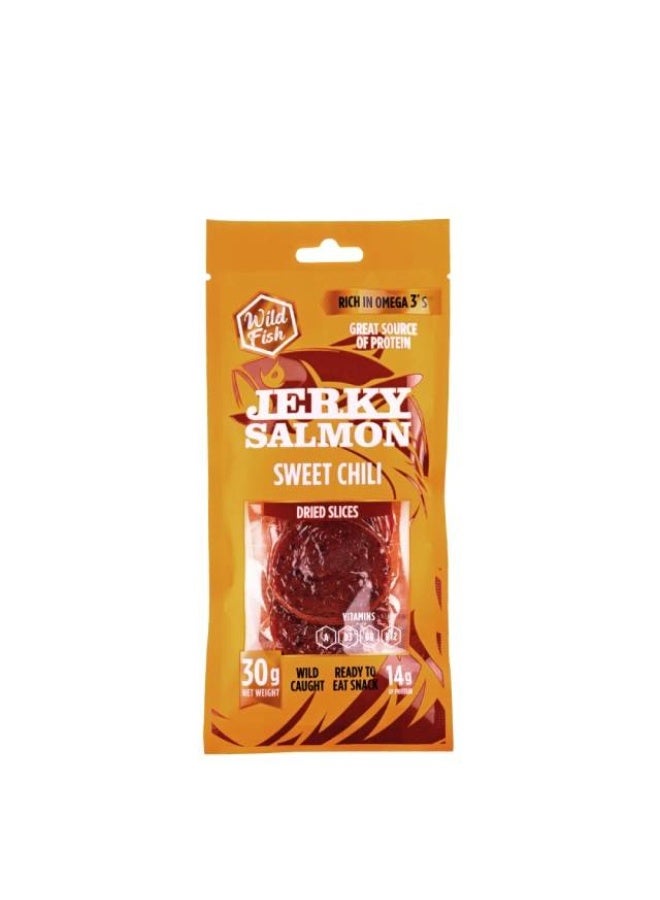 Salmon Jerky, Sweet Chilli Slices - 30g, Russia