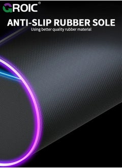 GROIC Gaming Mouse Pad with Lighting Modes, Oversize Anti-Slip Rubber Base with Waterproof Coating Mouse Mat for Computer PC Games  - Image 5