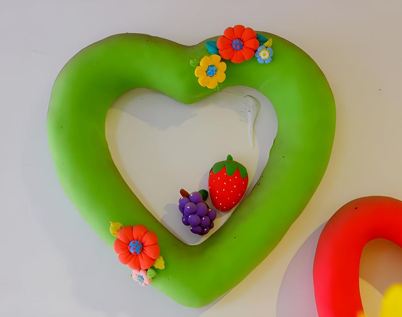 Crafare 9 Inch Craft Foam Heart 4 Pack Polystyrene Foam Wreath For Wedding Or Valentines Projects Sculpture Modeling Decoration Diy Arts Arrangement - Image 5