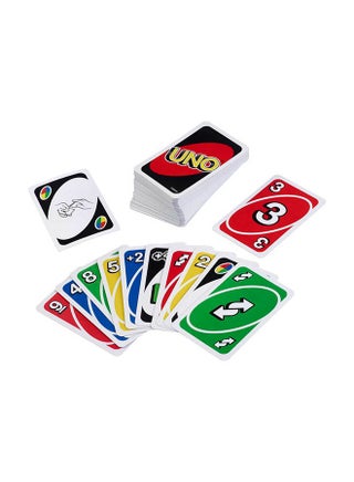 Original Classic UNO – Classic Card Game with Customizable Wild Cards, Swap Hands Action, and Exciting Gameplay, Double Deck Card Game, Ideal for Kids & Adults, Ages 7+ - view 2