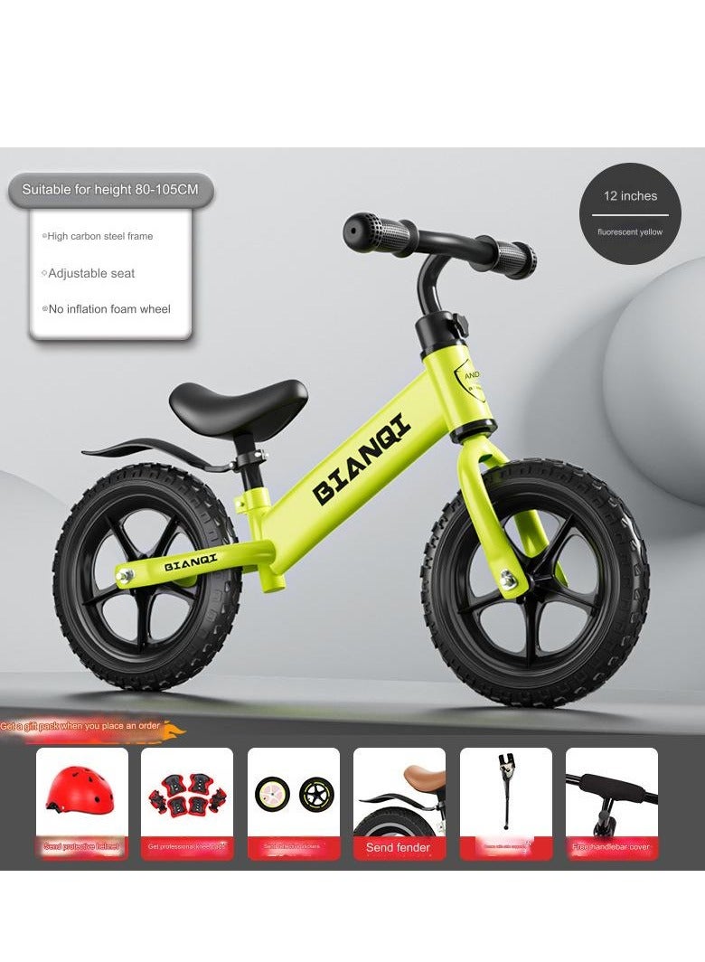 بريليانت دراجة توازن جديدة للأطفال بدون دواسات، سكوتر أطفال بعمر 2-3-6 سنوات، مشاية، سكوتر