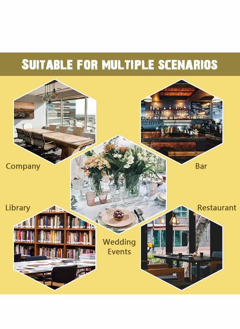 Acrylic Sign Holder A4 - Double Sided T Shape Table Top Display Stand, Portrait Style Menu Ad Frame