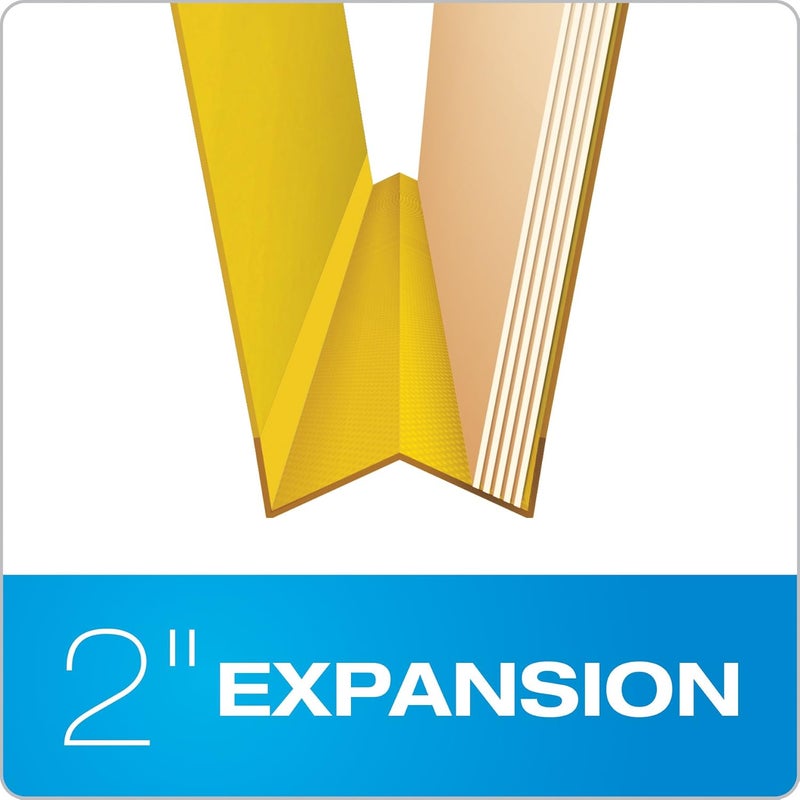 Pendaflex SER2YEL Yellow Personnel Folders with 1/3 Cut Hanging Top Tab - Letter Size - Image 4