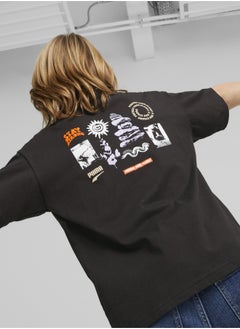 PUMA DOWNTOWN Boys Shortsleeve Graphic T-Shirt  - Image 3