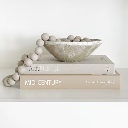 ZICOTO Aesthetic Decorative Books - Set of 2 Stylish Boxes Enhance Your Coffee Table, Bookshelf or Mantel Decor - Beautiful Fake/Faux Books for Modern Home Decoration, Photo Storage and as a Keepsake Box - Image 1