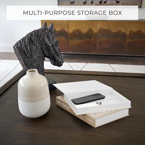 ZICOTO Aesthetic Decorative Books - Set of 2 Stylish Boxes Enhance Your Coffee Table, Bookshelf or Mantel Decor - Beautiful Fake/Faux Books for Modern Home Decoration, Photo Storage and as a Keepsake Box - Image 3