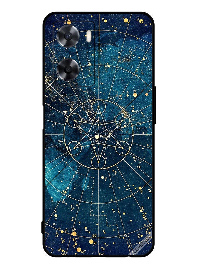 Covernex Protective Case Cover For Oppo A77s Pattern Of Math Formulas - Image 1