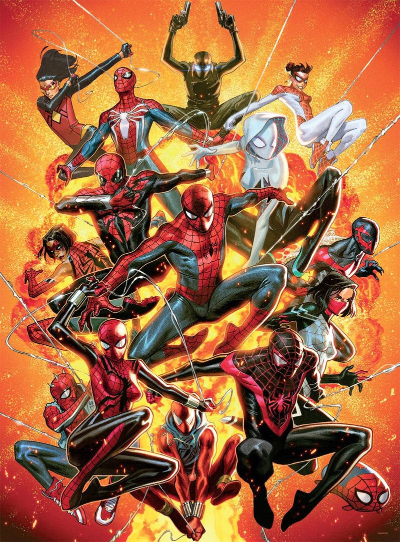 Buffalo Games – Marvel Spider-Geddon 1000 Piece Jigsaw Puzzle – Fine Art Collection Colorful Puzzle for Adults – Precision-Cut Pieces, Beautiful Artwork, and Hours of Relaxing Fun - Image 2