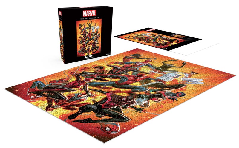 Buffalo Games – Marvel Spider-Geddon 1000 Piece Jigsaw Puzzle – Fine Art Collection Colorful Puzzle for Adults – Precision-Cut Pieces, Beautiful Artwork, and Hours of Relaxing Fun - Image 4