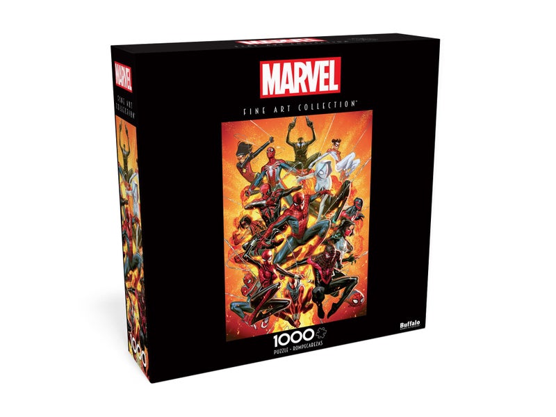 Buffalo Games – Marvel Spider-Geddon 1000 Piece Jigsaw Puzzle – Fine Art Collection Colorful Puzzle for Adults – Precision-Cut Pieces, Beautiful Artwork, and Hours of Relaxing Fun - Image 1
