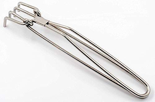 Laxmi Kitchenwere Stainless Steel Pakkad Wire Tong Plain Utility Sansi Pakkad Pincer Tongs for Kitchen - Image 3