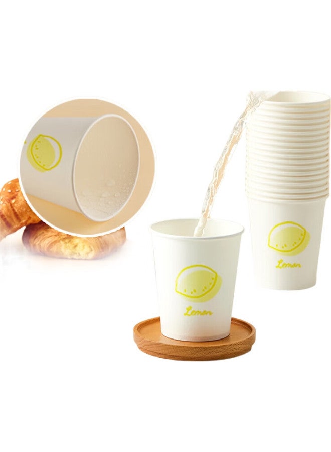 JD.com Jd Jingzao Disposable Paper Cups, Thickened Food-Grade Office Business Home Water Cups 230Ml [50 Pieces] - Image 2