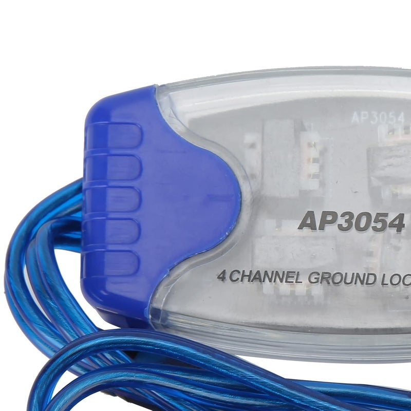 Gold Plated 4 Channel Car Amplifier Noise Filter Ground Loop Isolator with Cable - Image 3