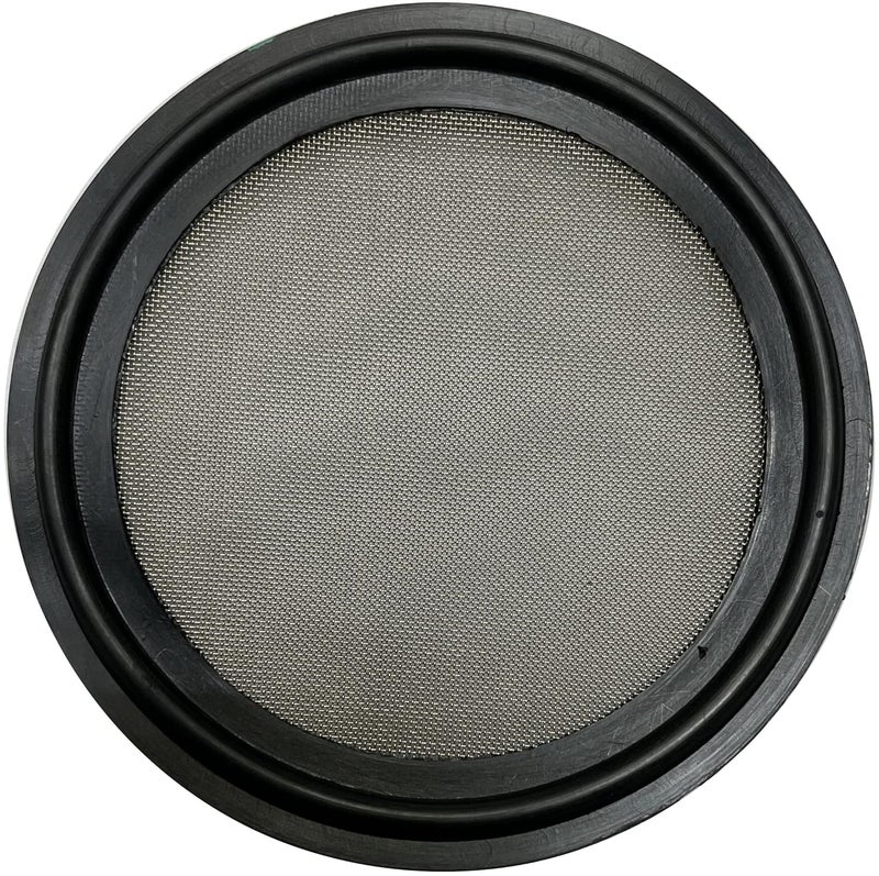 DR.COMPONENT 2" Sanitary Tri-Clamp Gaskets (Pack of 2), Bonded Type Screen (#70 Mesh/ 210 μm) Gaskets, Black EPDM - Image 1