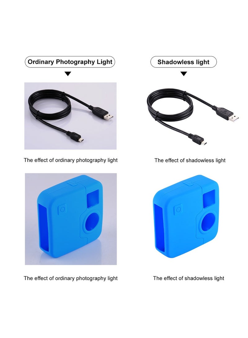 PULUZ Photo Studio Fill Light LED Shadowless Light Panel,Dimmable Photography Softbox Bottom Light for Food Jewelry Cosmetic Crafts Shotting - Image 4