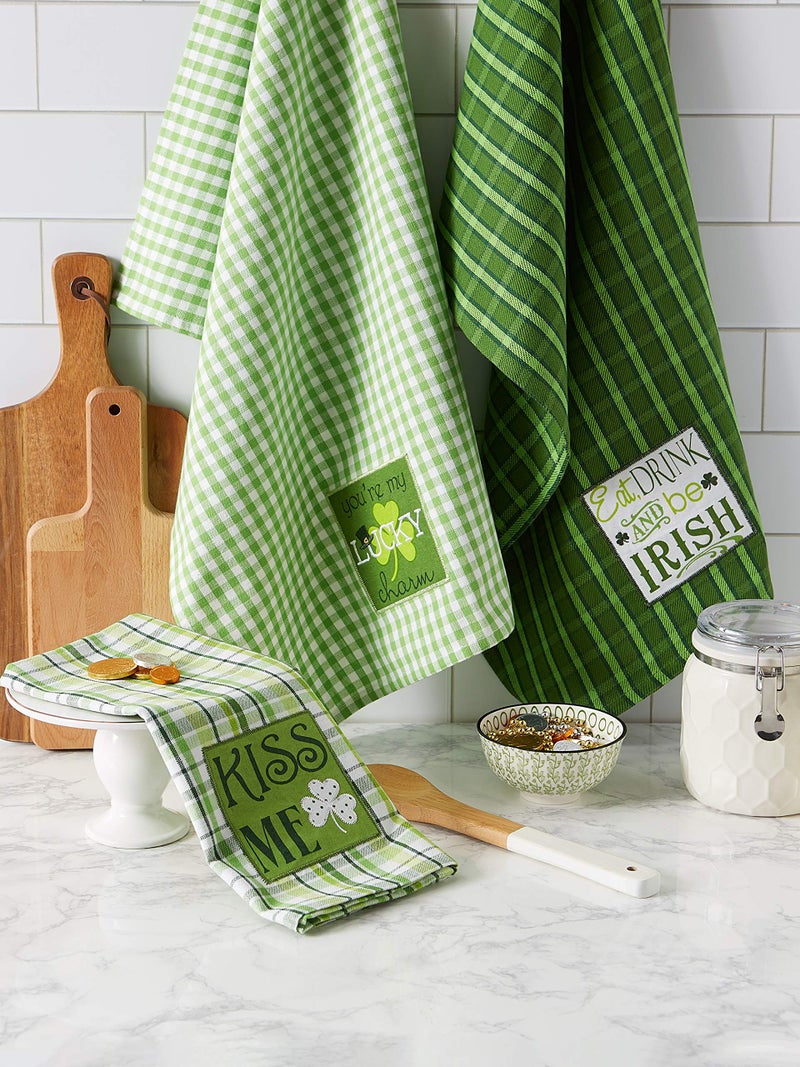 DII Celebrate St. Patrick's Day Kitchen Collection, St. Patty's Day, Dishtowel Set - Image 4