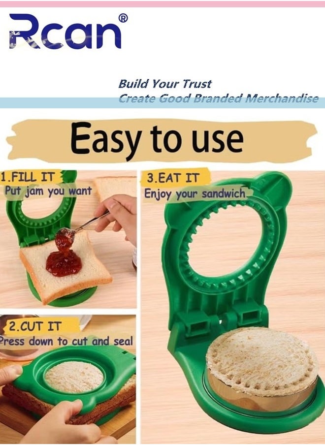 Bread Edge Cutter and Sandwich Maker Rounded Shape and Multicolour Randomly Assorted