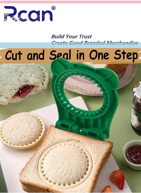 Bread Edge Cutter and Sandwich Maker Rounded Shape and Multicolour Randomly Assorted