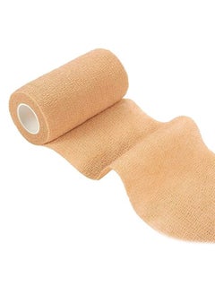 WOLONOW 6 Rolls Self Adhesive Bandage Wrap, Sports Bandage wraps 3 in x 5 Yard Breathable, Self-Adherent Cohesive First Aid Medical Wrap Elastic Cohesive Wrap Tape for Wrist, Swelling, Sports, Tattoo (Tan)  - Image 5