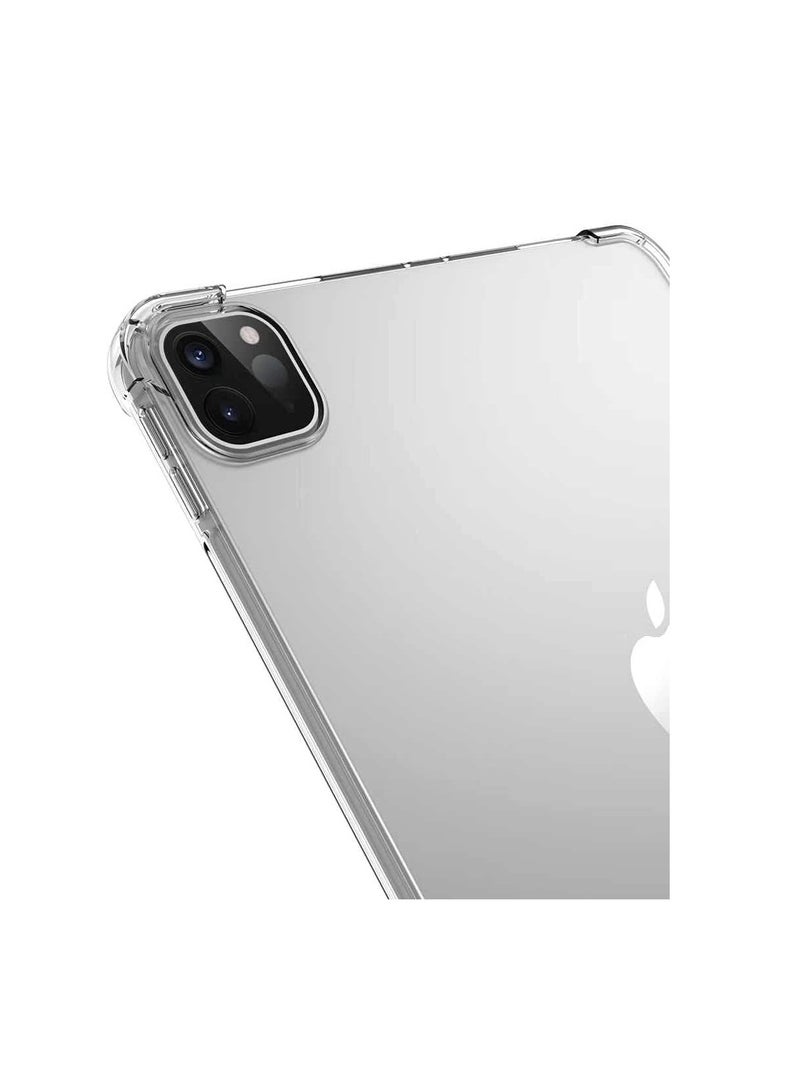 متوافق مع iPad Pro 11 بوصة 2021/2022، حافظة رفيعة للغاية وشفافة، غطاء خلفي شفاف من مادة TPU الناعمة، غطاء سيليكون خفيف الوزن، مضاد للخدش ومضاد للسقوط - Image 5