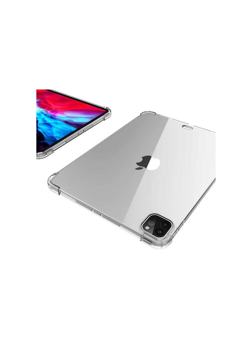 متوافق مع iPad Pro 11 بوصة 2021/2022، حافظة رفيعة للغاية وشفافة، غطاء خلفي شفاف من مادة TPU الناعمة، غطاء سيليكون خفيف الوزن، مضاد للخدش ومضاد للسقوط - Image 3