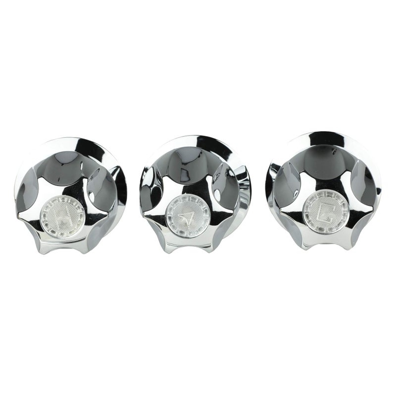 Danco 81428 Bathtub And Shower 3-Handle Remodel Kit For Price Pfister Tub/Shower Handle Restoration (Pack Of 3) Chrome - Image 3