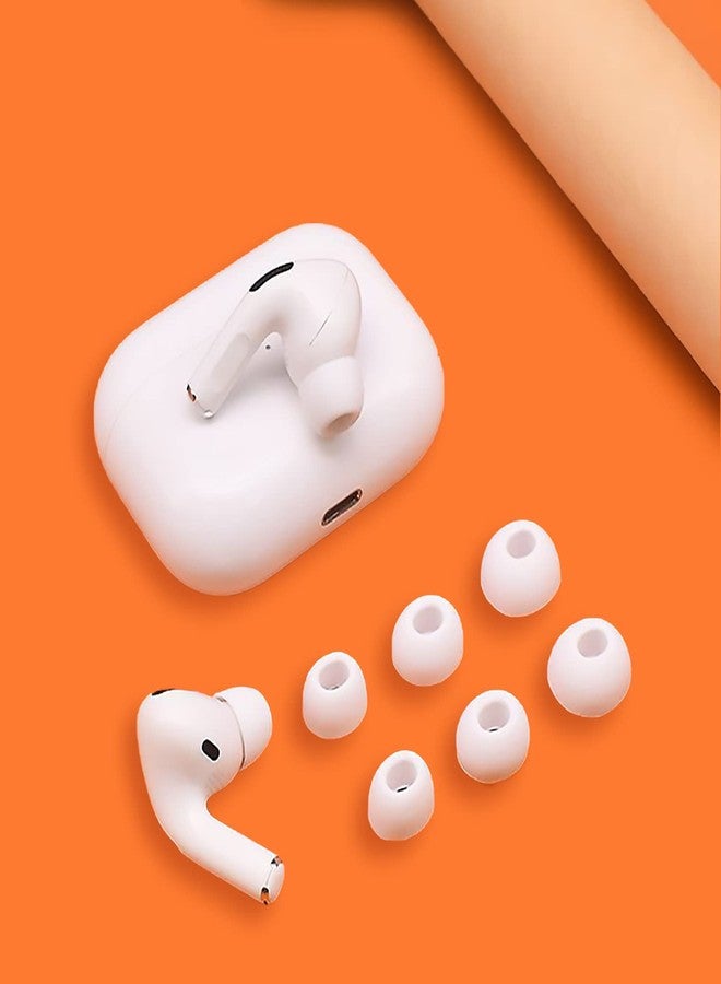 Adhiper 3 Pairs Ear Tips Replacement for Airpods Pro with Noise Reduction Hole & Built-in Dust Guard Screen, Soft Silicone Eartips for Airpods Pro & Airpods Pro 2nd Generation Bluetooth Earbuds (S/M/L) - Image 5