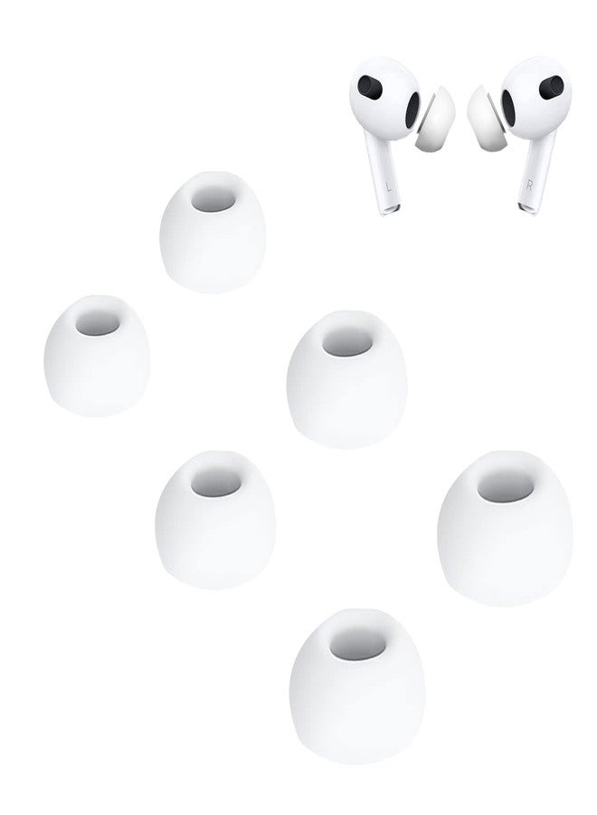 Adhiper 3 Pairs Ear Tips Replacement for Airpods Pro with Noise Reduction Hole & Built-in Dust Guard Screen, Soft Silicone Eartips for Airpods Pro & Airpods Pro 2nd Generation Bluetooth Earbuds (S/M/L) - Image 1