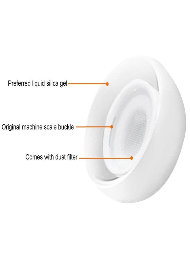 Adhiper 3 Pairs Ear Tips Replacement for Airpods Pro with Noise Reduction Hole & Built-in Dust Guard Screen, Soft Silicone Eartips for Airpods Pro & Airpods Pro 2nd Generation Bluetooth Earbuds (S/M/L) - Image 3