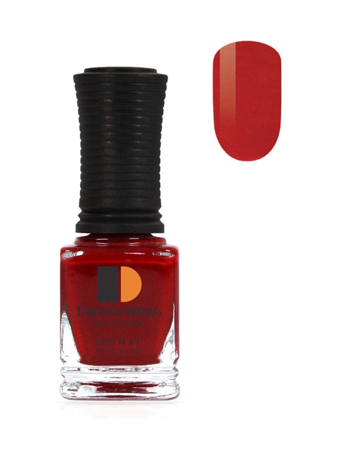 Lechat Nail Polish Super Shine Long Wear Lacquer Quick Drying Nail Color Resists Chips Fading Lasts Up To 3 Weeks Precise Application In One Stroke Nail Paint Red Haute Dw189