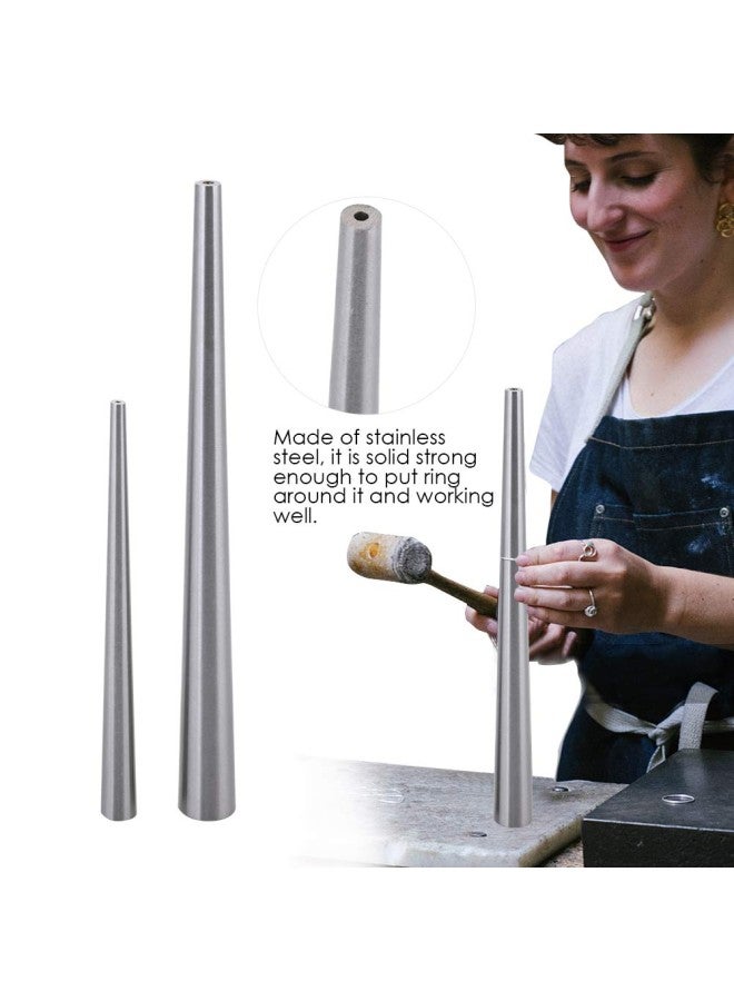 klarako 2 Sizes Stainless Steel Ring Enlarger Stick Mandrel Sizer Shaping Forming Tool for Jewelry Making and Ring Forming Jewellery Craft Tool (2) - Image 3
