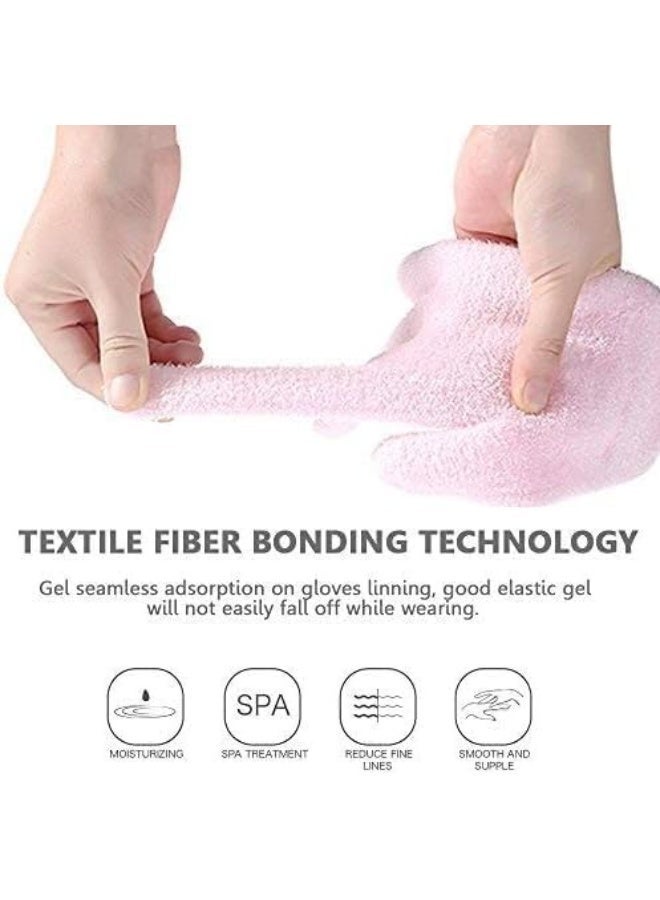 Silicone Moisturizing Hand Gloves – 2-Pack: Effective treatment for dry and cracked hands – Flexible, reusable gloves for daily care – Multicolor - Image 4