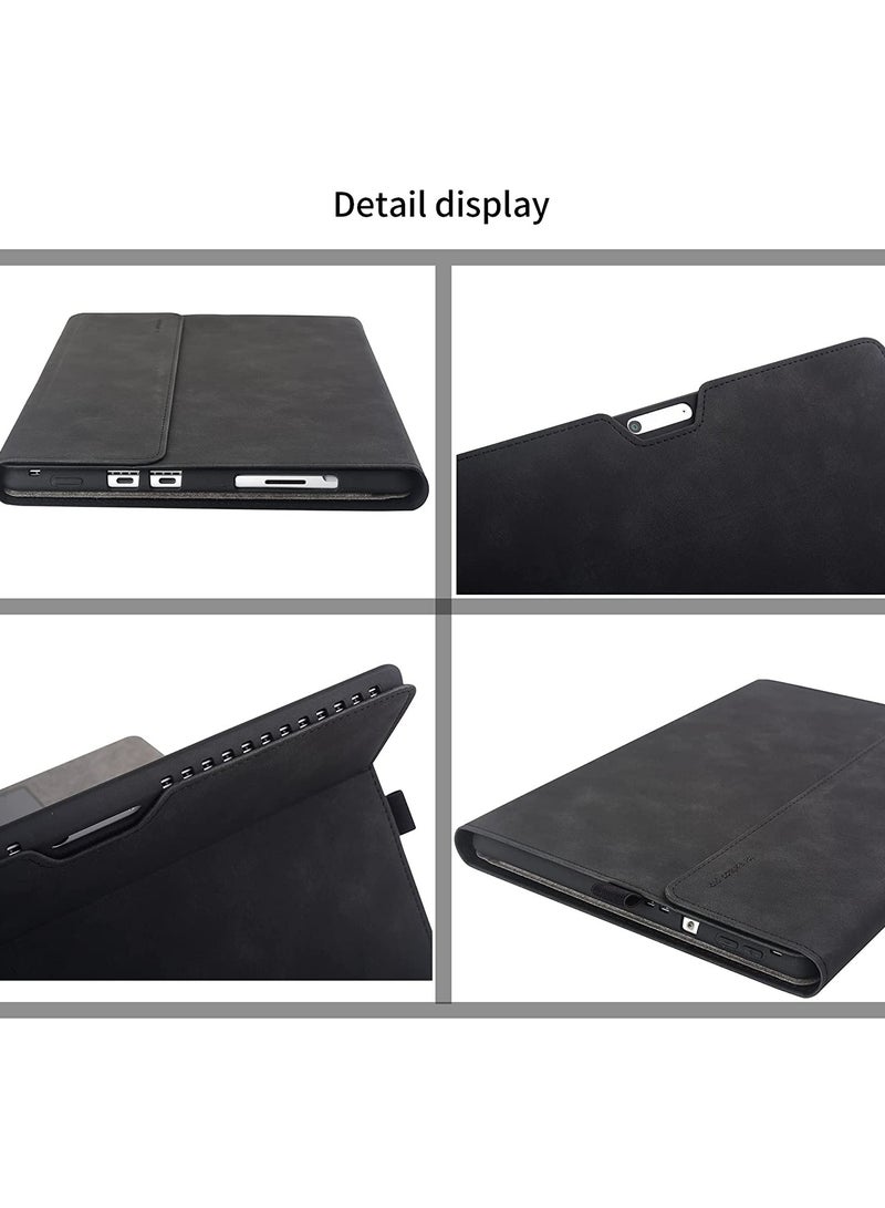 Case Cover Compatible with Surface Pro 8 13 inch Tablet PU Leather Protective Shell Compatible with Type Cover Keyboard - Image 5