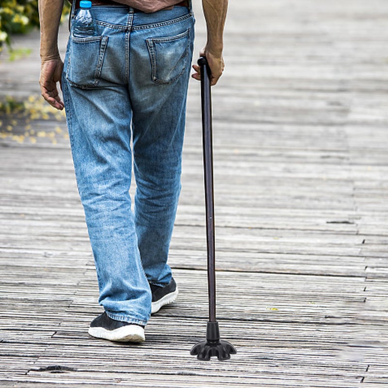 Walking Cane Tip Silicone 6 Pillar Design Strong Stability Prevent Slipping 22mm Walking Sticks Foot Pad - Image 4