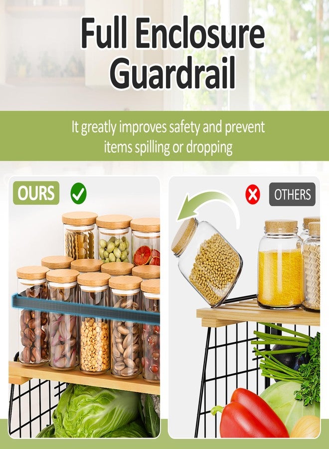 GGIU Magnetic Shelf for Fridge: Fruit Potato and Onion Storage Bin - Magnetic Spice Rack for Refrigerator & Kitchen Counter - Pantry Organizers and Storage - Image 3