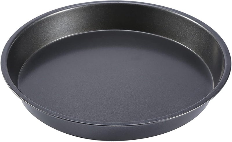 Deep Dish Pizza Pan, 9 Inch Carbon Steel Cookware, Nonstick Oven Tray, Ideal for Pies and Cakes, Microwave Safe - Image 1