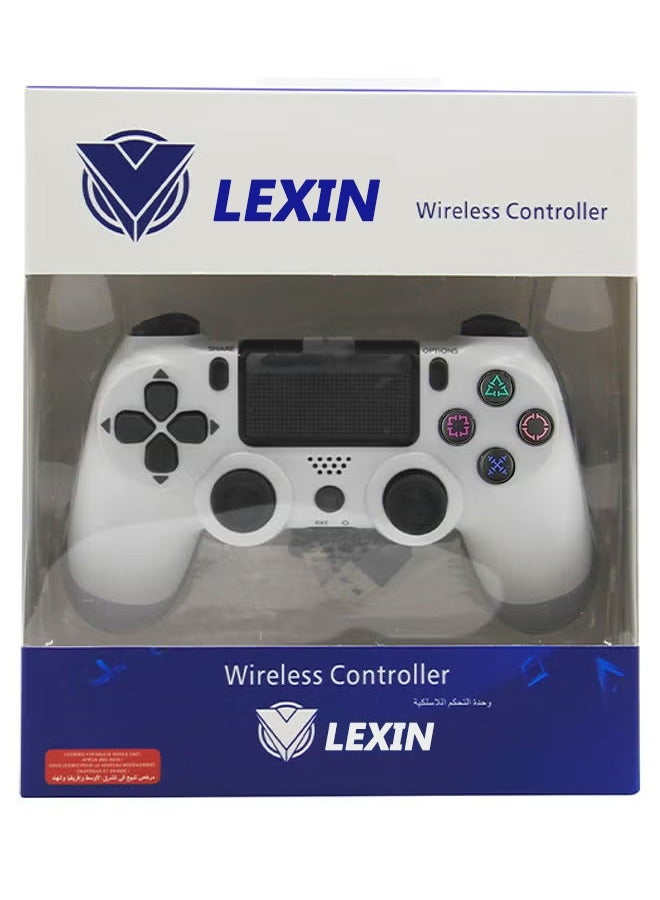 LEXIN LEXIN PS4 Wireless Joystick - Enhanced Performance & Seamless Connectivity. (White)  - Image 2