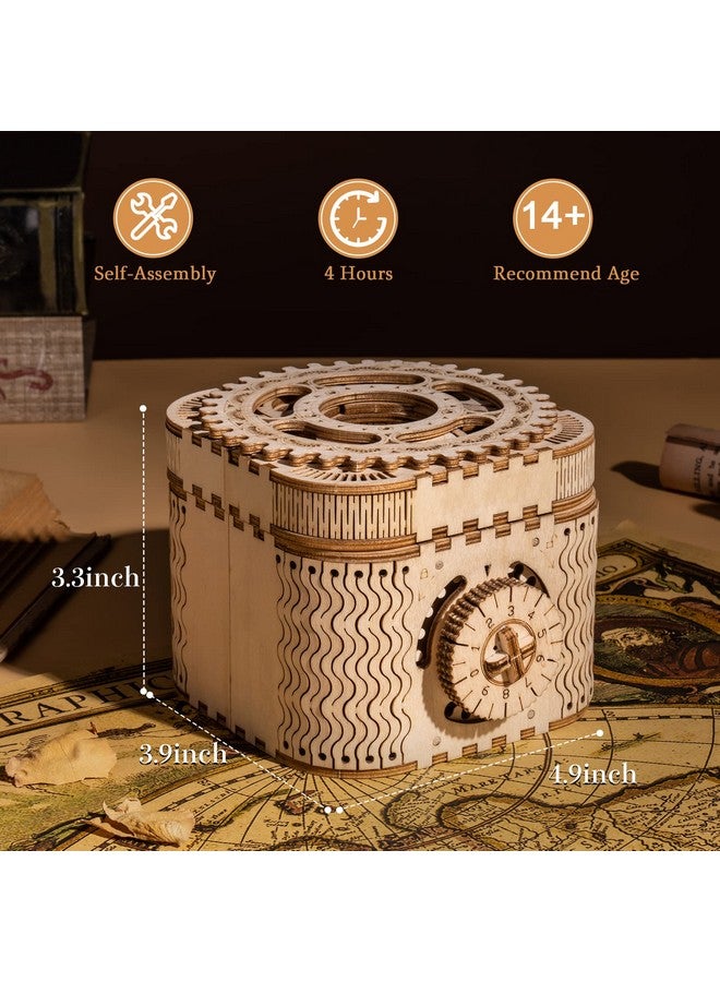 Robotime 3D Wooden Puzzles For Adults Treasure Box 3D Puzzle Mechanical Ring Box Gift Choice Hobbies For Brain Teasers Enthusiasts - Image 4